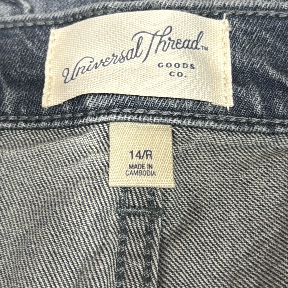 Universal Thread Denim Maxi Skirt - Gray 14 NWT - Picture 5 of 7